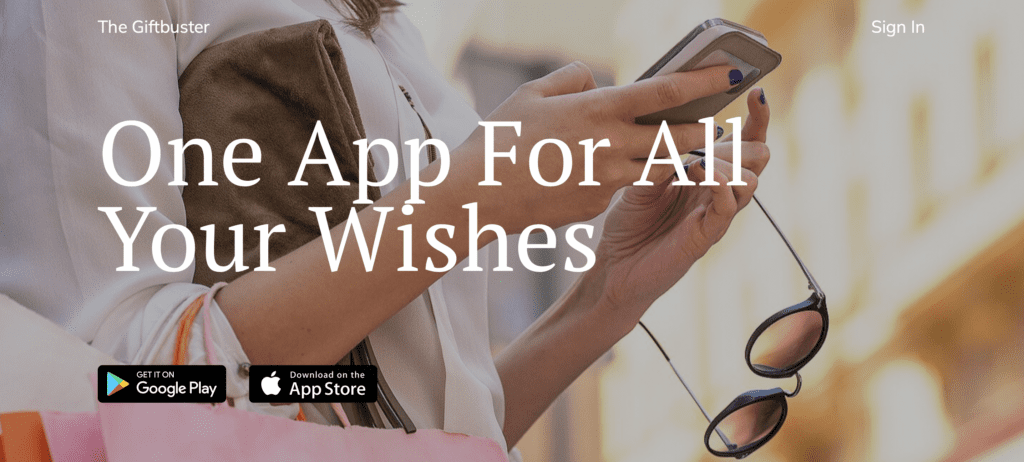 Giftbuster Wishlist maker
